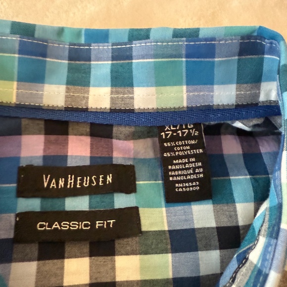 Van Heusen XL Button Down Short sleeve New - Picture 2 of 2